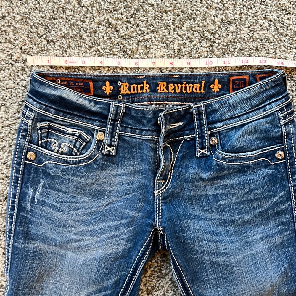 Rock Revival Distressed Denim Jeans